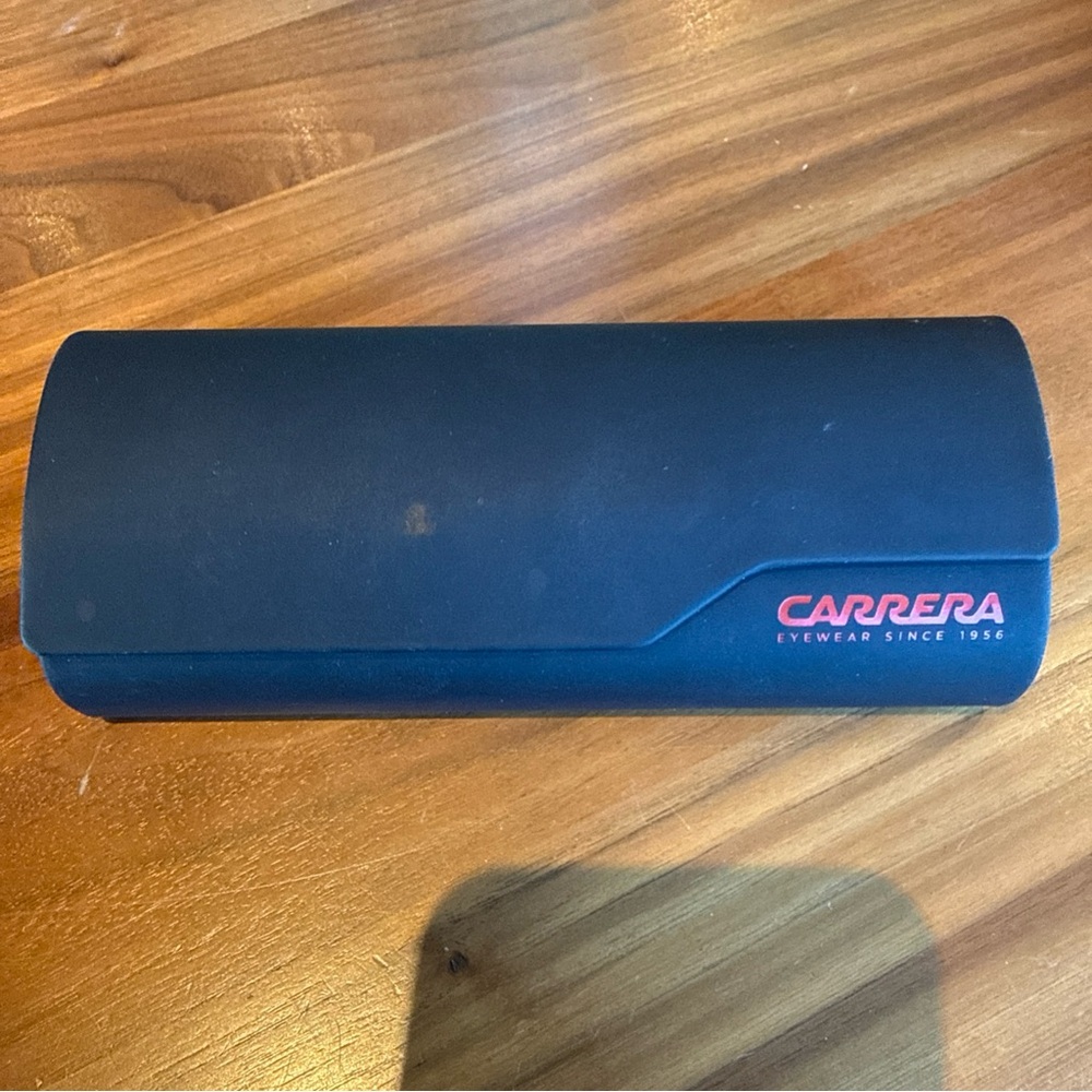 Carrera Black Sunglasses with Red Eyewear Case Pre-owned.